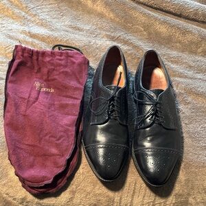 Allen Edmonds Classic Black Cap Toe Oxfords